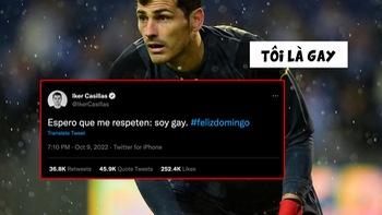 Thủ môn Casillas tự nhận mình là gay
