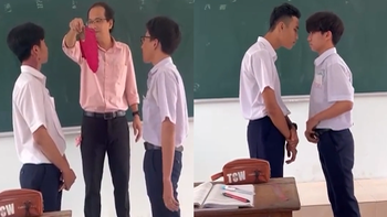 Thầy giáo kiểm tra bài cũ độc lạ khiến học sinh khóc thét