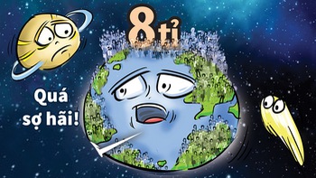 Trái đất quá sợ hãi về... 8 tỉ người