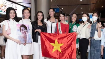8 hoa hậu, á hậu tiễn Phương Anh lên đường dự thi Miss International 2022