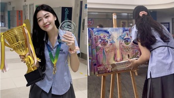 Ảnh vui sao Việt 2-12: Con gái Quyền Linh đoạt giải nhất cuộc thi vẽ tranh