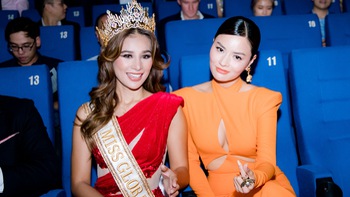 Miss Global 2022 Shane Tormes đọ dáng cùng siêu mẫu Vũ Thu Phương, thần thái một chín một mười