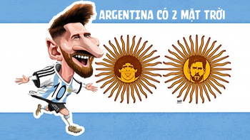 Argentina vừa có thêm 'mặt trời Messi'