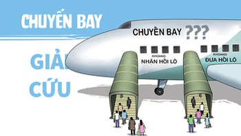 Chơi chữ với 'chuyến bay giải cứu'