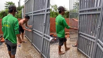 Video hài nhất tuần qua: Chủ nhà bó tay với thợ hàn lắp khóa cổng như không