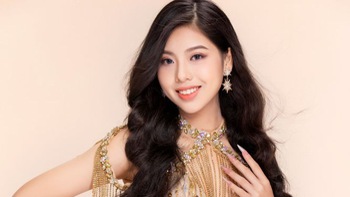 Ngắm sớm bộ váy dạ hội của Ngô Ngọc Gia Hân mang đến Miss Teen International