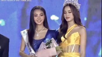 Hoa hậu Đỗ Thị Hà được fan 'cứu' sau vụ đeo sash ngược ở Miss World Việt Nam