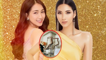 Hoàng Thùy tặng sinh nhật giày tăng chiều cao khiến Hòa Minzy phát cuồng