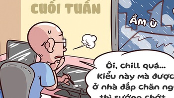 Cuối tuần trời mưa, đắp mền ngủ cho sướng