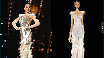 Hai nhà thiết kế Việt giúp hoa hậu Canada tỏa sáng ở Miss Universe 2022