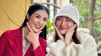 Ảnh vui sao Việt 29-1: Hoa hậu Ngọc Hân lí lắc bên Lương Thùy Linh