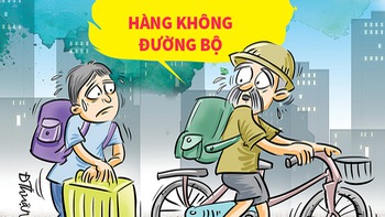 Về quê ăn Tết bằng 'máy bay đường bộ'