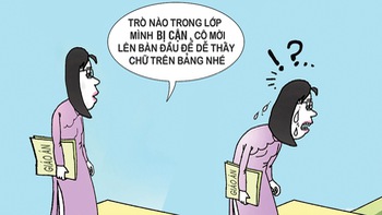 Học sinh nào bị cận, cô mời lên bàn đầu ngồi