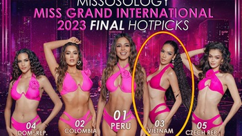 Lê Hoàng Phương được dự đoán lọt Top 3 Miss Grand International 2023