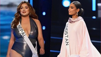 Xuất hiện người đẹp mặc kín như bưng, ngoại cỡ tại bán kết Miss Universe 2023