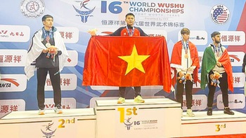 Việt Nam giành 2 huy chương vàng Giải vô địch Wushu thế giới 2023