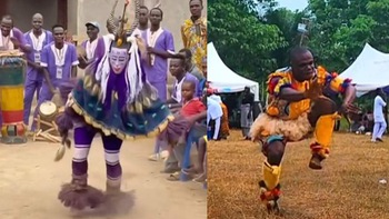 Những cô gái, chàng trai châu Phi nhảy vũ điệu đập nền nhanh như máy