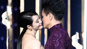 Cặp đôi chiếm 'spotlight' nhất lễ trao giải Rồng Xanh 2023
