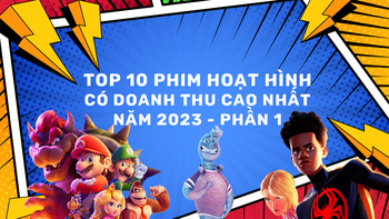 Top 10 phim hoạt hình có doanh thu cao nhất năm 2023 - Phần 1