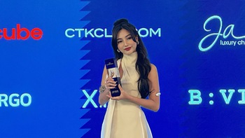 Diệp Lê ẵm giải thưởng quốc tế đầu tiên trong sự nghiệp tại Hàn Quốc