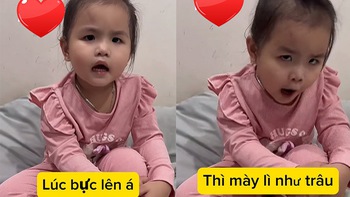 Cười sảng với cô bé lém lỉnh 'vạch mặt' mẹ trước máy quay