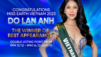 'Vượt mặt' mỹ nhân Philippines, Hoa hậu Lan Anh xuất sắc 'ẵm' giải thưởng phụ đầu tiên