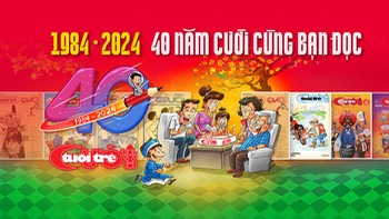 Tuổi Trẻ Cười số 1-1-2024: Ấn phẩm đặc biệt '40 năm cười cùng bạn đọc'