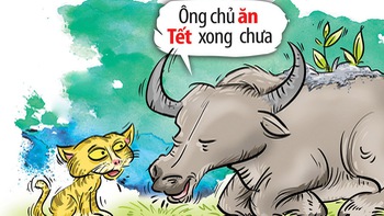 Ông chủ ăn Tết xong chưa?