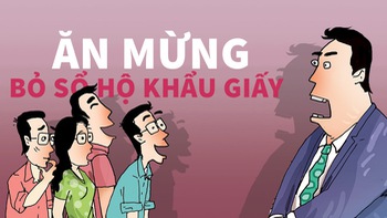 Cách người dân 'ăn mừng' bỏ sổ hộ khẩu giấy