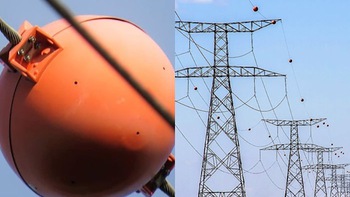 Những quả bóng màu cam gắn trên dây điện cao thế để làm gì?