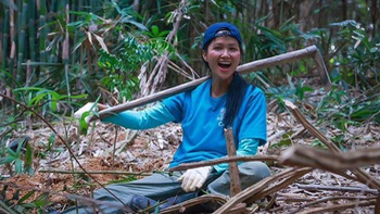 Ảnh vui sao Việt 18-3: H’Hen Niê nhí nhố khi vào rừng