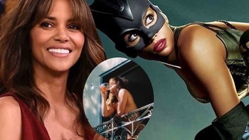 ‘Miêu nữ’ Halle Berry khỏa thân uống rượu trên ban công