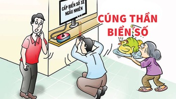 Cúng thần biển số