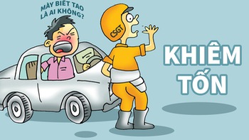 Một trường hợp 'khiêm tốn' khi bị cảnh sát giao thông thổi phạt