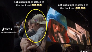 'Bắt gặp' Justin Bieber ngủ gật khi nghe nhạc ở Lễ hội Coachella 2023