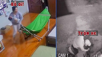 Tên trộm chạy trối chết khi bị 'camera bằng cơm' phát hiện