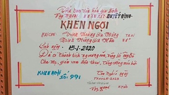 Ảnh vui 24-5: Tấm giấy khen đặc biệt 'chỉ có ở Quảng Nam'