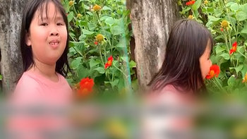 Mẹ bất lực với cách tạo dáng chụp hình bá đạo của con gái