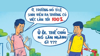 Phụ huynh bàn chuyện học đại học