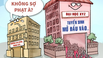 Tuyển sinh đại học quá chỉ tiêu: Phạt như gãi ngứa!