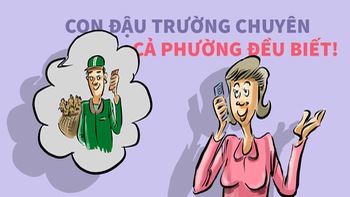 Con đậu trường chuyên, cả phường đều biết