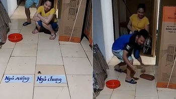 Vợ cười khoái chí khi lại được ngủ chung với chồng