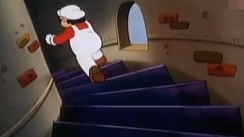 Người có IQ 'khủng' mới đoán đúng Mario đi lên hay xuống cầu thang?