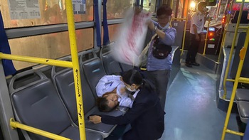 Tiếp viên té xỉu vì hành khách mang sầu riêng lên xe buýt