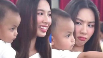 Hoa hậu Thùy Tiên lên chức mẹ, khoe diện mạo con trai út gây chú ý