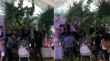 Hội bạn thân 'đào cả vườn' concept đám cưới kiểu 'hoa quả sơn'