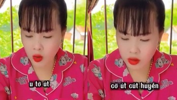 Vợ bất lực khi đánh vần từ 'cùt'