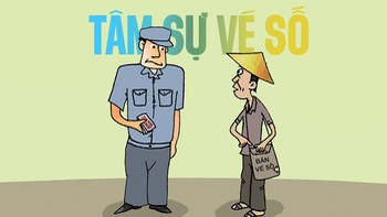 Tâm sự nhói lòng giữa khách hàng và người bán vé số dạo