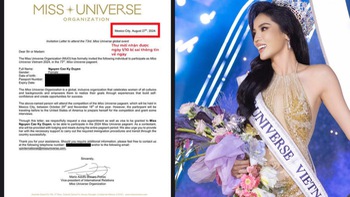 Phản hồi chi tiết kỳ lạ trên thư mời Miss Universe gửi Kỳ Duyên