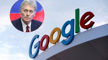 Phát ngôn viên Điện Kremlin 'bó tay' khi đọc số tiền phạt Google